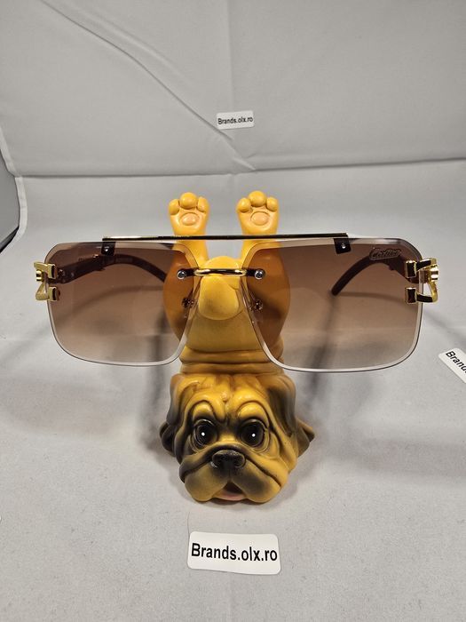 Set Ochelari de soare Cartier Leopard Brown