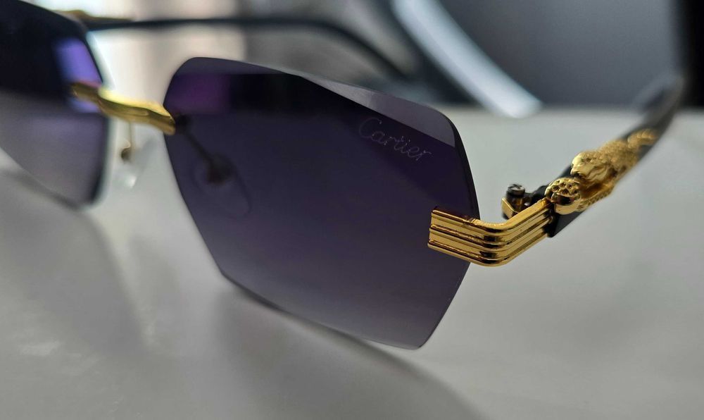 Cartier 8835 Rimless Purple UV400