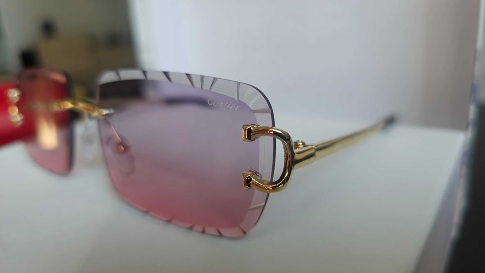 Cartier Diamond Cut Lenses Pink